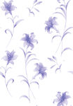 紫色花服装印花