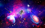 浪漫星空图