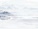 新中式石纹水墨山水