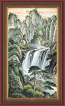 国画山水画 