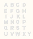 条纹字母
