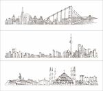 手绘城市
