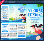 运动健身知识三折页