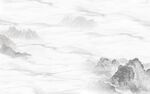 新中式石纹水墨山水