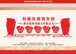 创建五星党支部文化墙图片