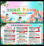 世界读书日知识宣传栏