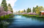 河道景观PSD