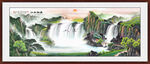 国画锦绣山河山水画