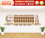 学校中式文化墙