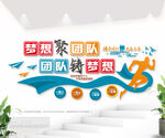 企业团队励志标语文化墙图片