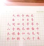 硬笔书法字 手写