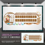 学校中式风采墙