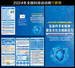 2024年全国科技活动周三折页