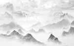 山水背景墙