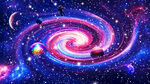 绚丽旋涡星空顶
