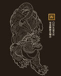 矢量老虎文件