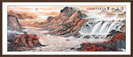 中国水墨山水国画