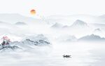 山水背景墙
