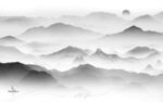 大气 清晰中式山水 TIF分层