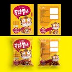 薯片包装平面图