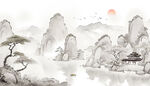 新中式山水画