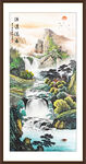 玄关山水画山水风景