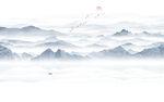山水水墨画