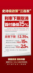 重磅楼市利好快讯降息降首付海报