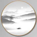 水墨山水画