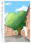 福建地标建筑插画