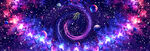 长幅唯美梦幻璀璨星空软膜