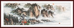 酒店大堂山水装饰画