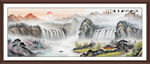 山水画山水风景