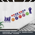 企业楼道文化墙