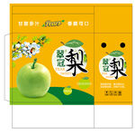 翠冠梨包装展开图
