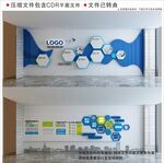 现代企业文化墙