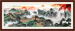国画山水画