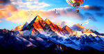 珠峰雪山