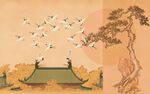 新中式背景墙 