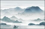 客厅山水画