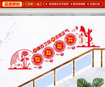 廉政楼梯文化墙