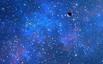 蓝色宇宙星空软膜