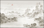 新中式山水画