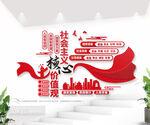 核心价值观文化户外宣传墙图片