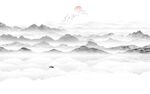 山水水墨画