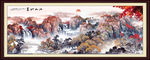山水画山水风景