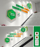 乡村振兴楼梯文化墙