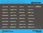 超市全套发光字