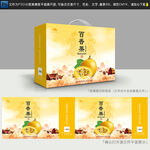 百香果包装 水果礼盒设计