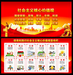 社会主义核心价值观宣传栏